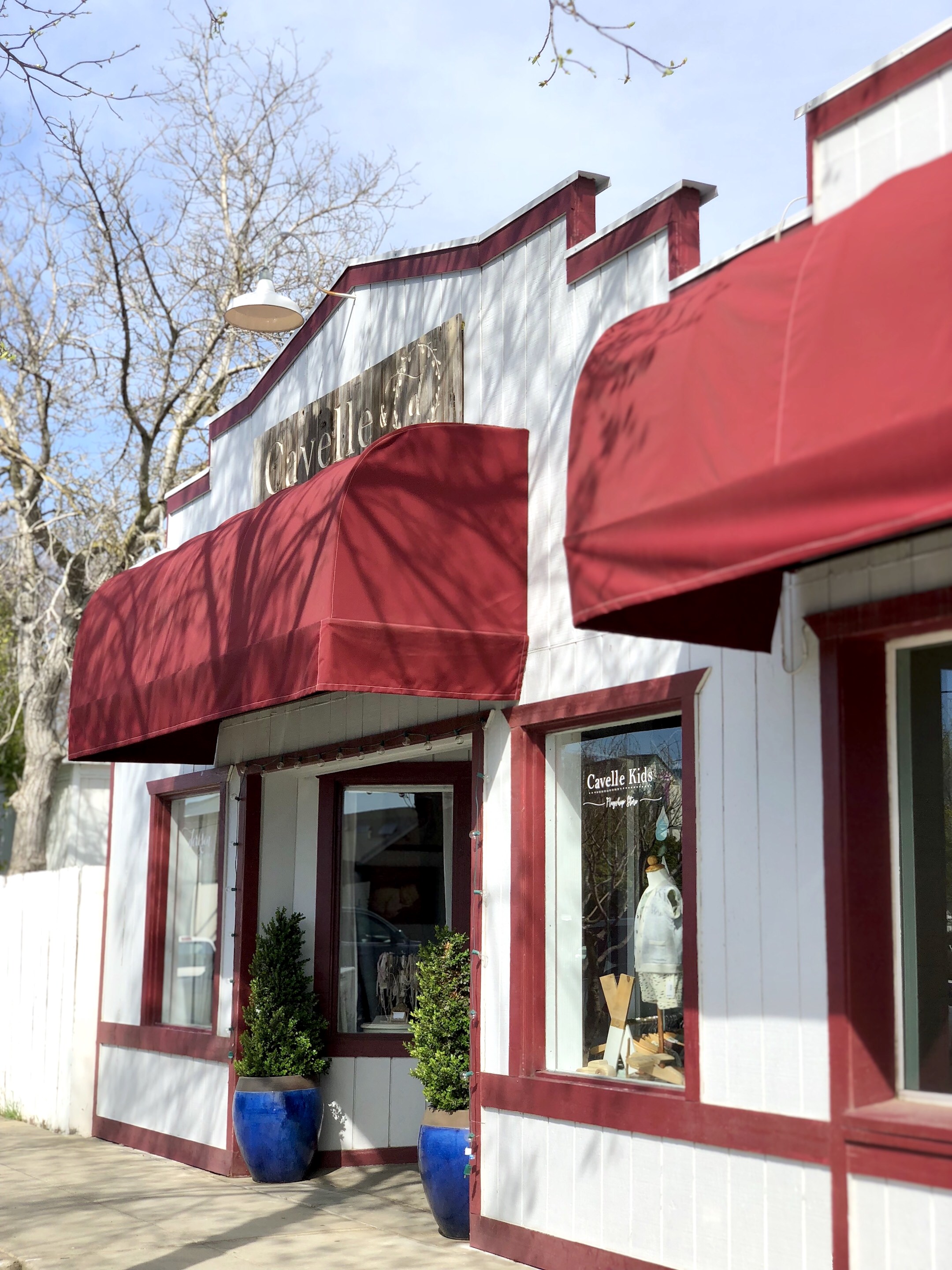 store front of cavelle kids in old town clovis