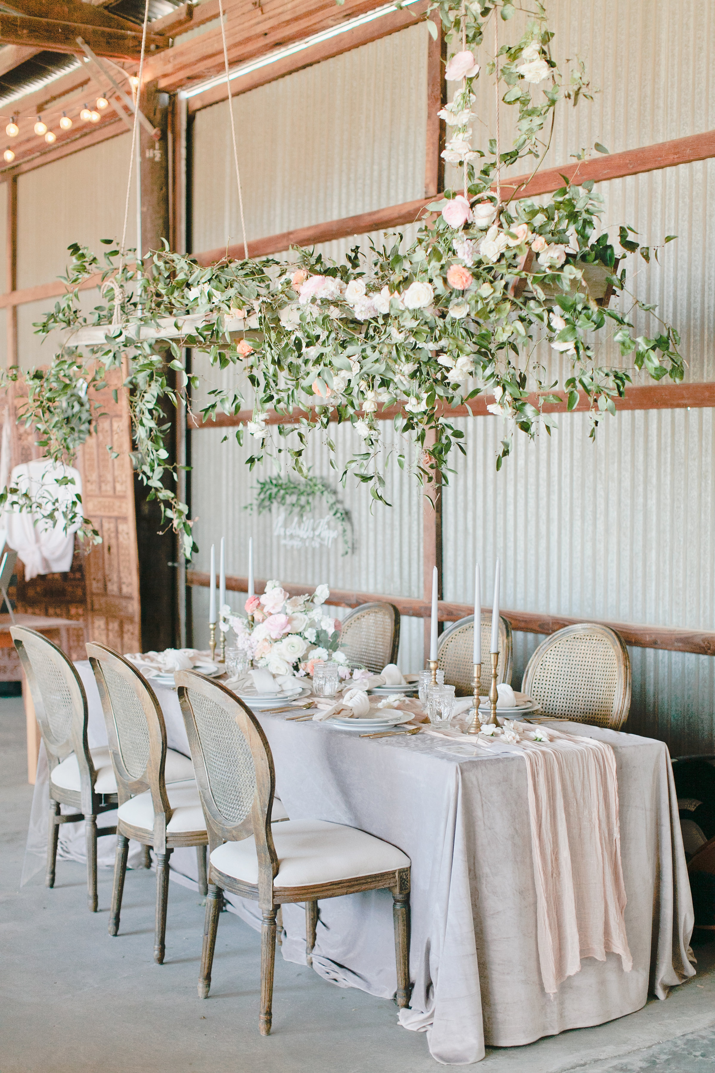 wedding inspiration at milk and honey in Tulare